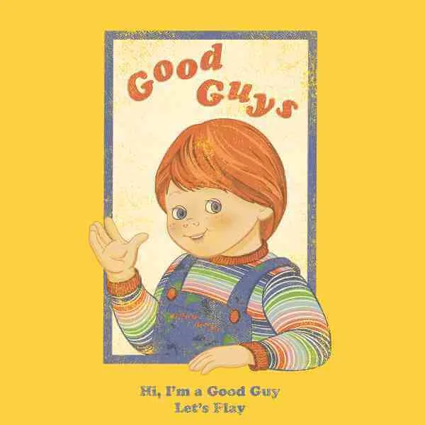 Chucky Good Guys Retro Men's T-Shirt - Yellow