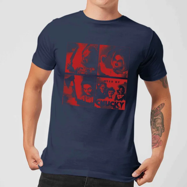 Chucky Family Photo Men's T-Shirt - Navy