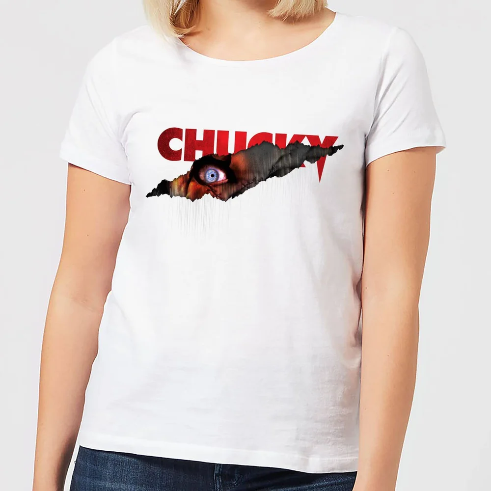Chucky Tear Women's T-Shirt - White - S Image 1