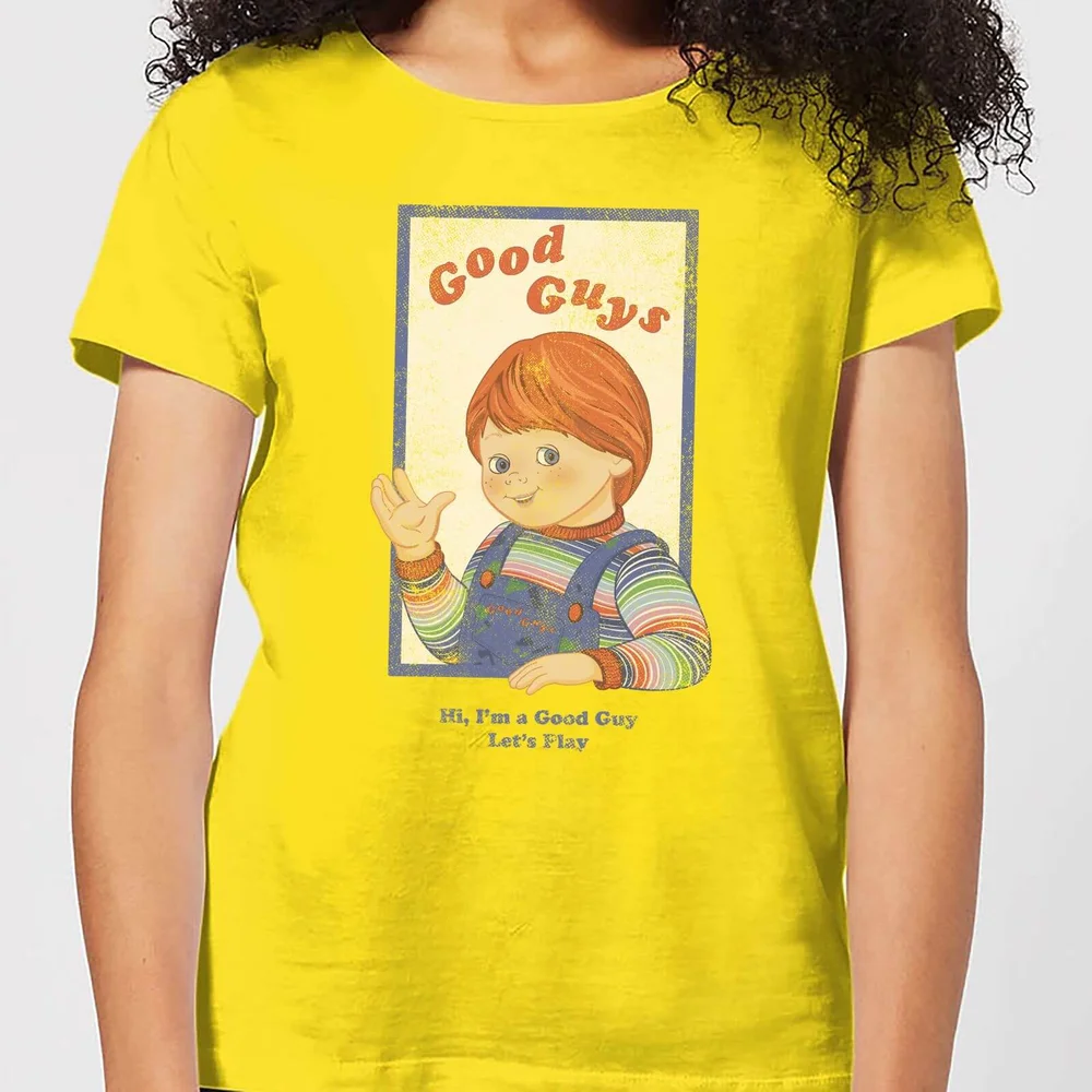 Chucky Good Guys Retro Women's T-Shirt - Yellow - S Image 1