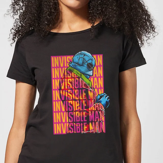 Universal Monsters Invisible Man Retro Women's T-Shirt - Black