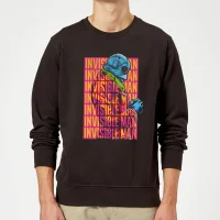 Universal Monsters Invisible Man Retro Sweatshirt - Black