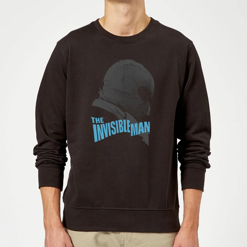 Universal Monsters The Invisible Man Greyscale Sweatshirt - Black - S Image 1