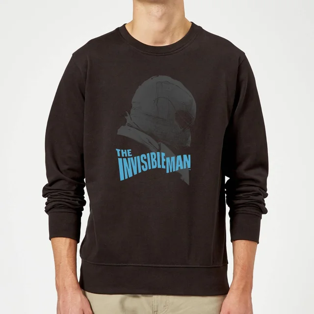 Universal Monsters The Invisible Man Greyscale Sweatshirt - Black