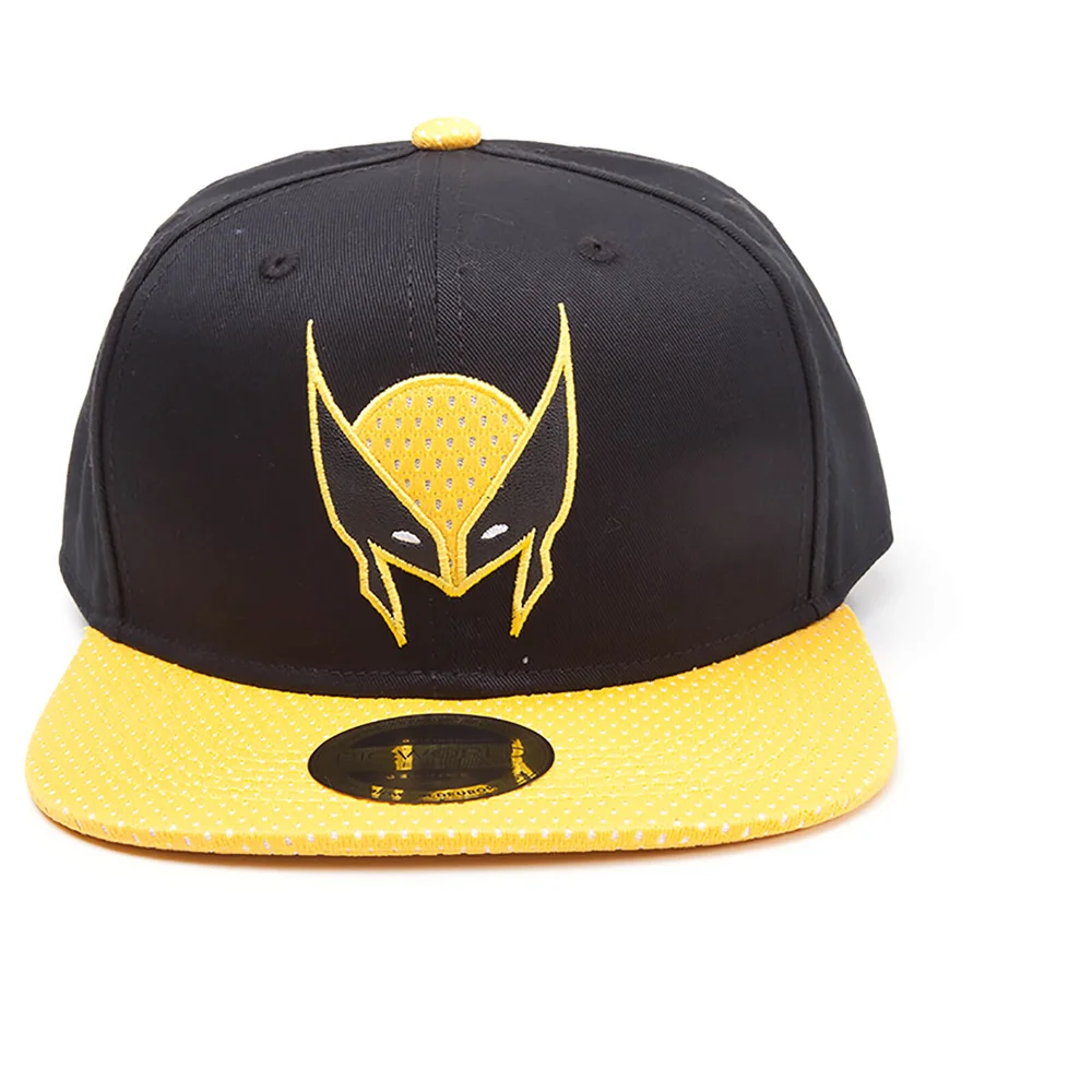 Marvel X-Men Men's Wolverine Mask Snapback Cap - Black Image 1