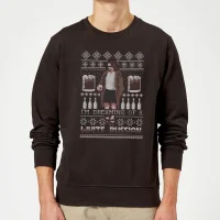 The Big Lebowski I'm Dreaming Of A White Russian Christmas Jumper - Black