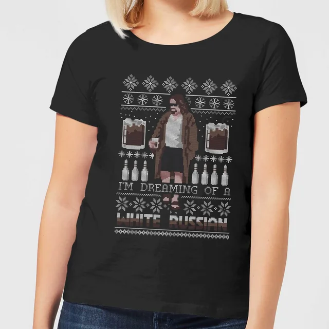 The Big Lebowski I'm Dreaming Of A White Russian Women's T-Shirt - Black
