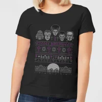 Universal Monsters I Prefer Halloween Women's T-Shirt - Black