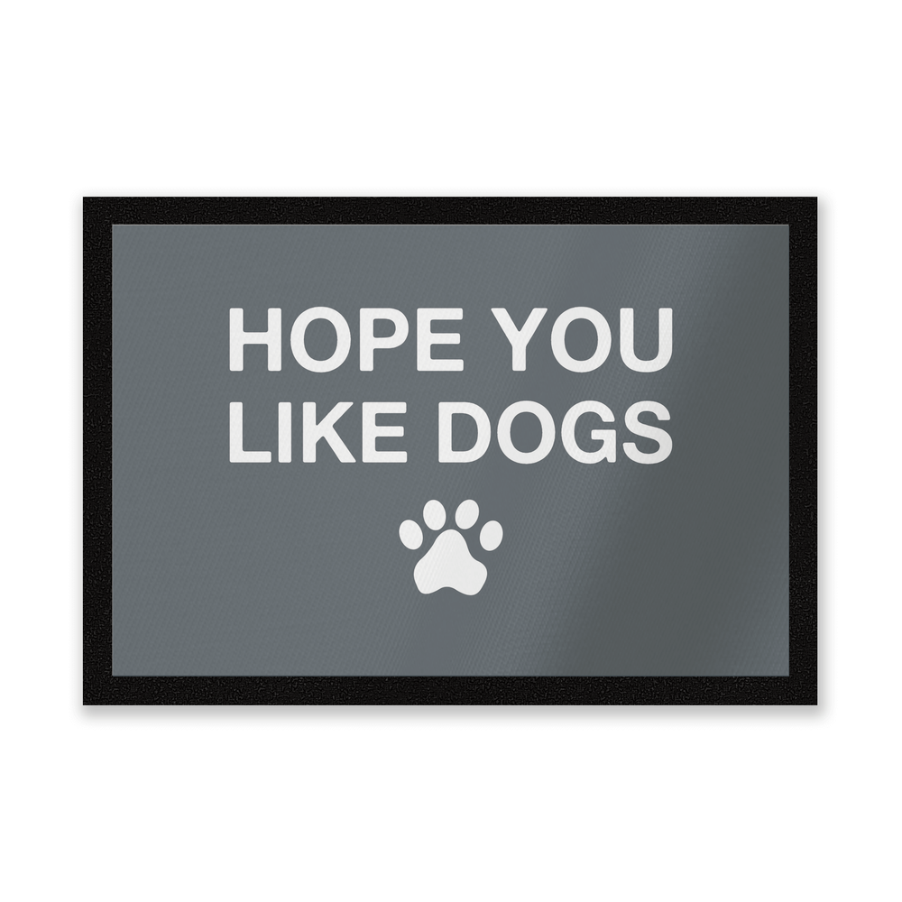 Hope You Like Dogs Entrance Mat Image 1