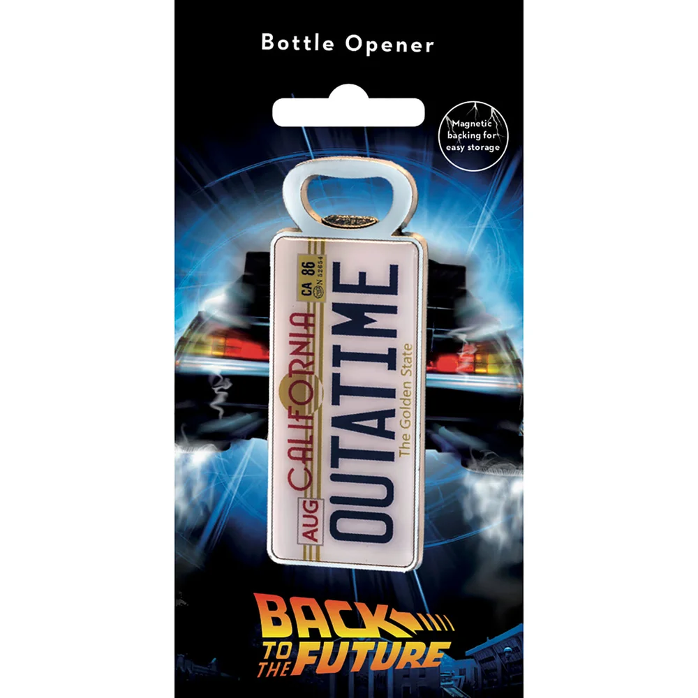 Back To The Future Premium Bottle Opener Image 1