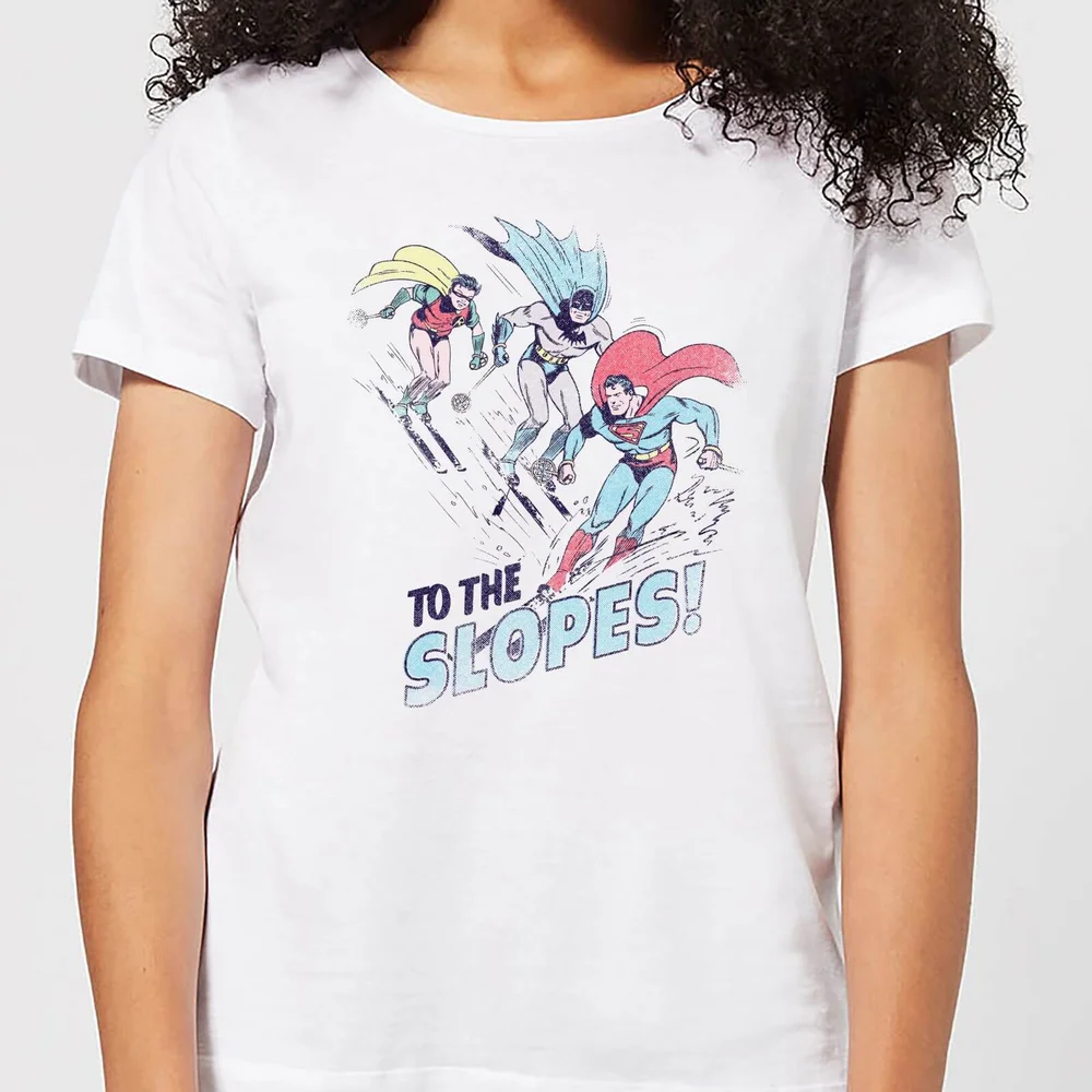 DC To The Slopes! Women's Christmas T-Shirt - White - XS Image 1
