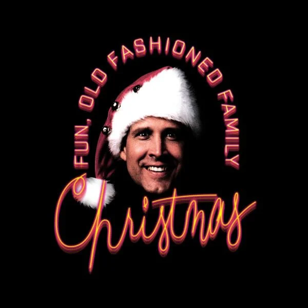 National Lampoon Fun Old Fashioned Family Christmas Women's Christmas T-Shirt - Black