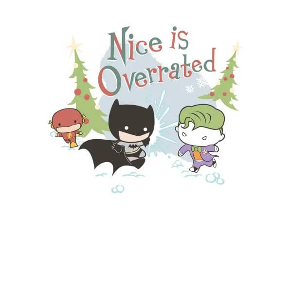 DC Nice Is Overrated Women's Christmas T-Shirt - White
