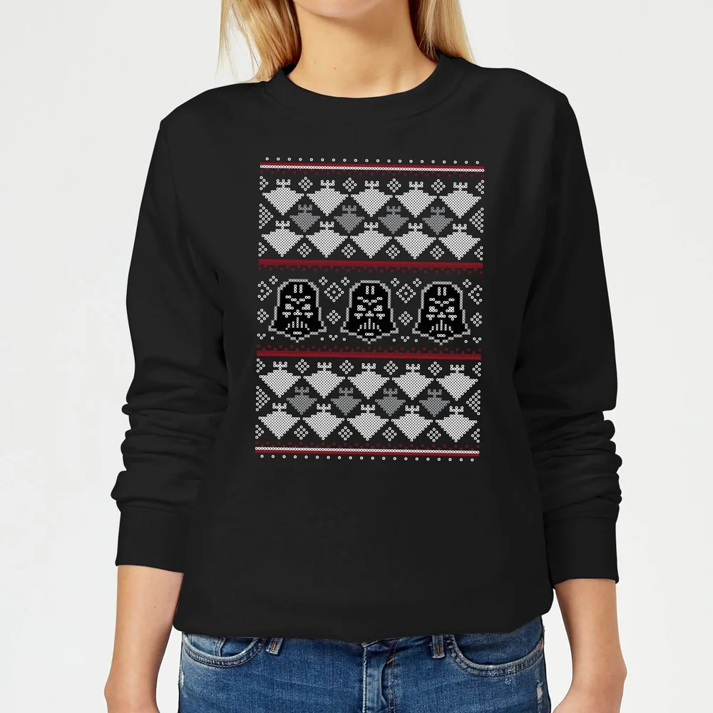 Star Wars Imperial Darth Vader Women's Christmas Jumper - Black - XS Image 1