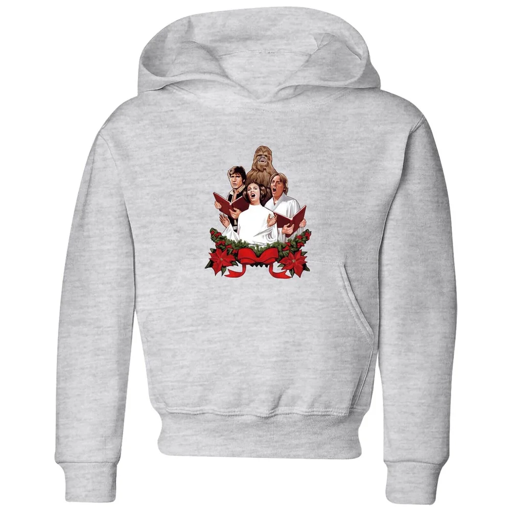 Star Wars Jedi Carols Kids' Christmas Hoodie - Grey - 3-4 Years Image 1