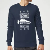 National Lampoon Griswold Vacation Ugly Knit Christmas Jumper - Navy