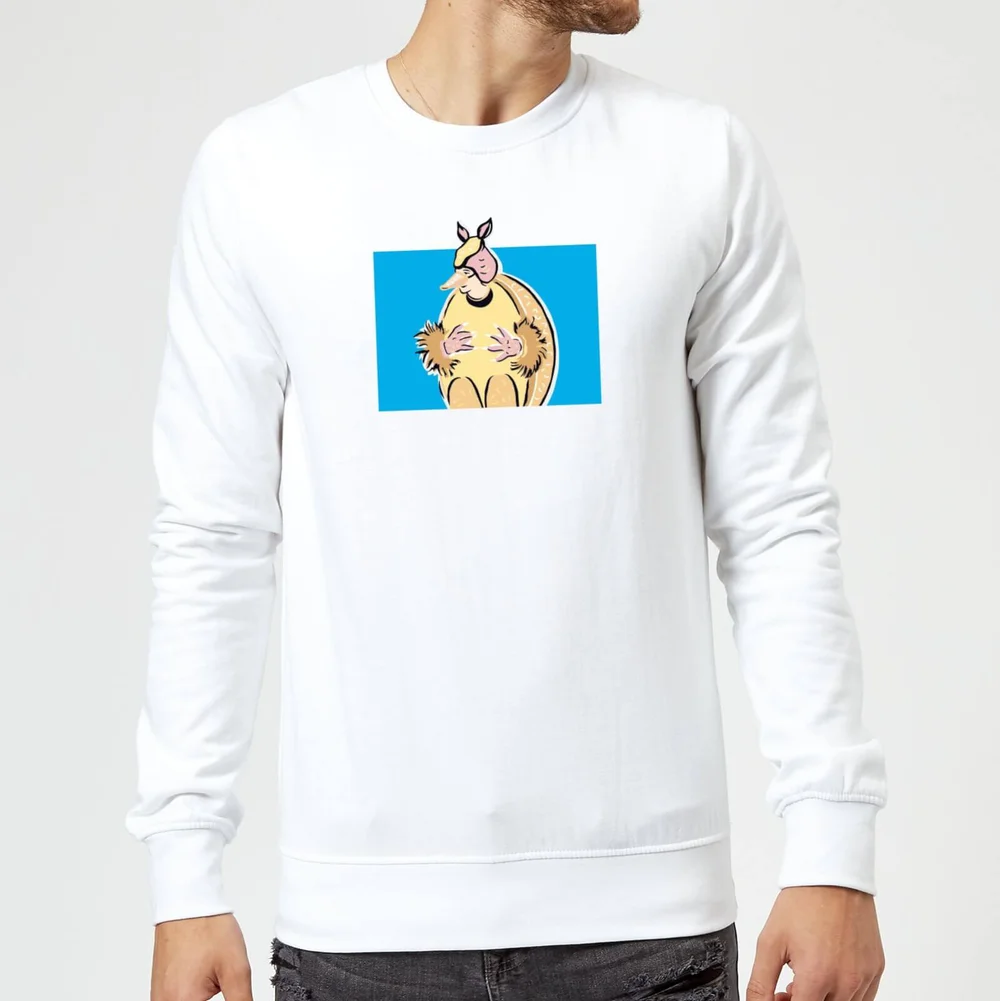 Friends Happy Holidays Christmas Jumper - White - S Image 1