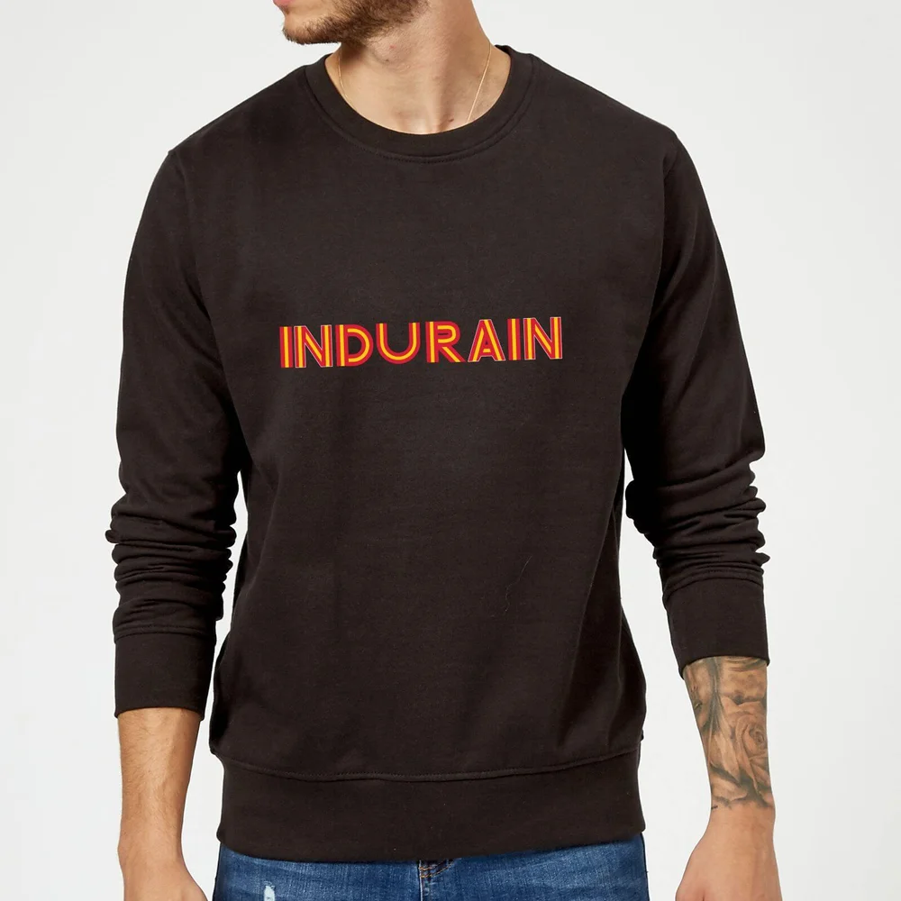 Summit Finish Indurain - Rider Name Sweatshirt - Black - S - Black Image 1