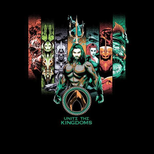 Aquaman Unite The Kingdoms Hoodie - Black