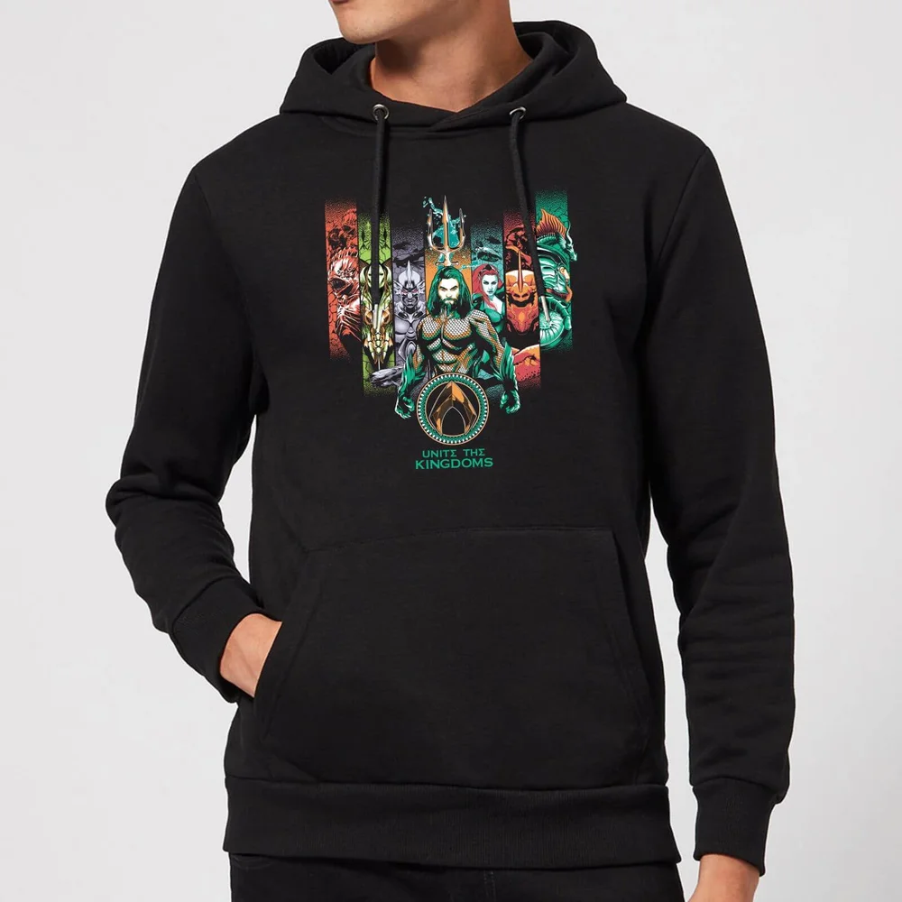 Aquaman Unite The Kingdoms Hoodie - Black - S Image 1