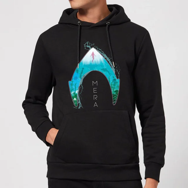 Aquaman Mera Logo Hoodie - Black