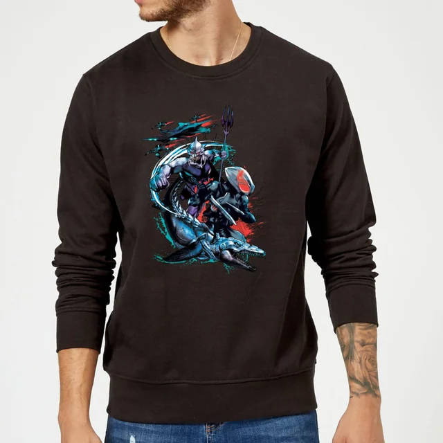 Aquaman Black Manta & Ocean Master Sweatshirt - Black