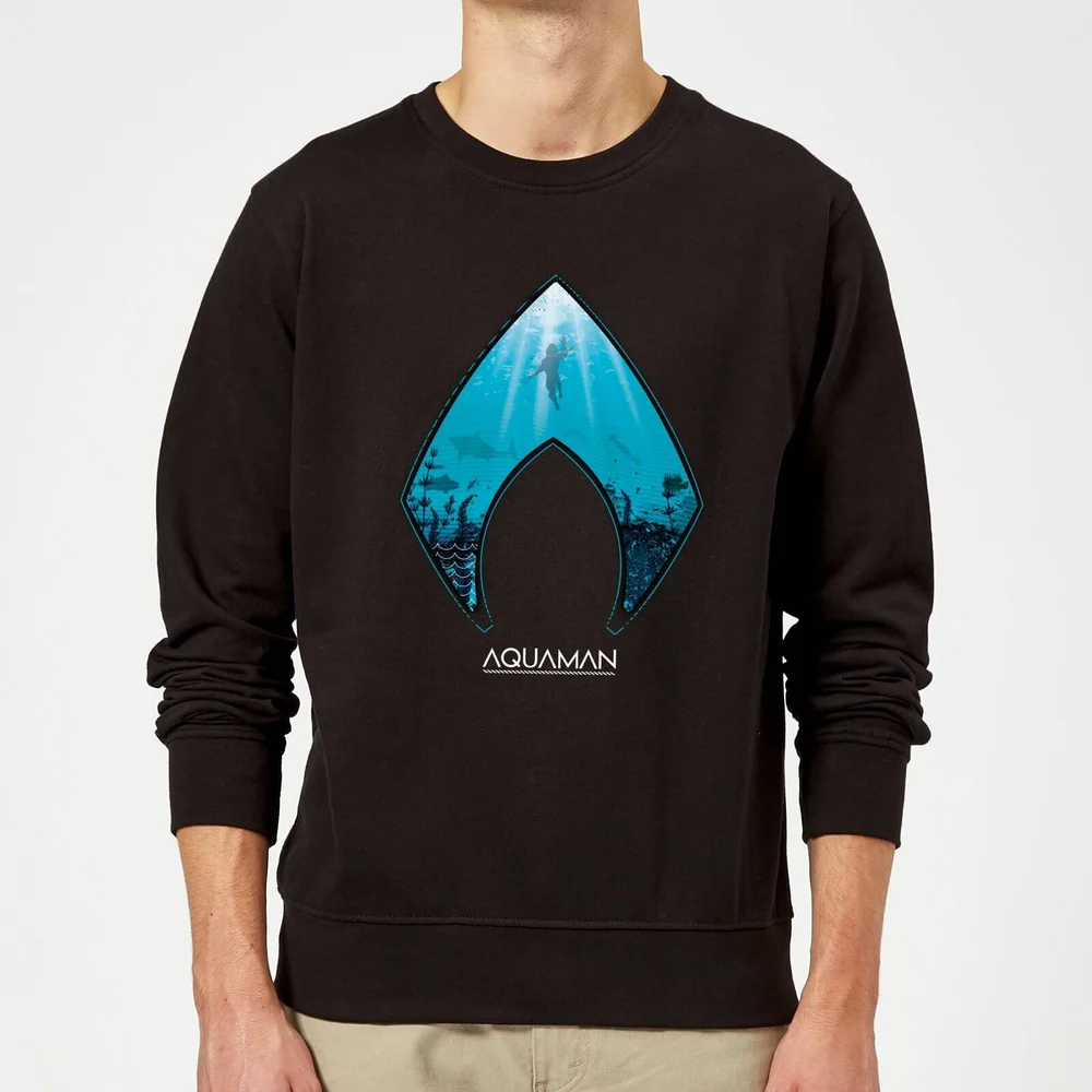 Aquaman Deep Sweatshirt - Black - S Image 1