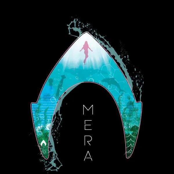 Aquaman Mera Logo Sweatshirt - Black