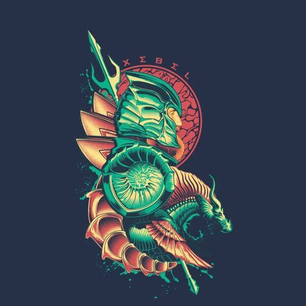 Aquaman Xebel Women's T-Shirt - Navy