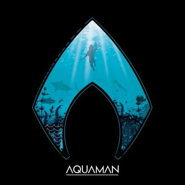 Aquaman Deep Women's T-Shirt - Black