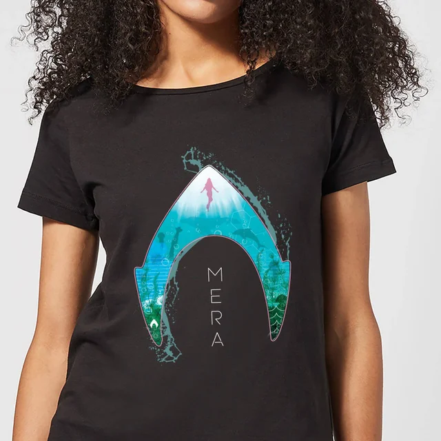 Aquaman Mera Logo Women's T-Shirt - Black