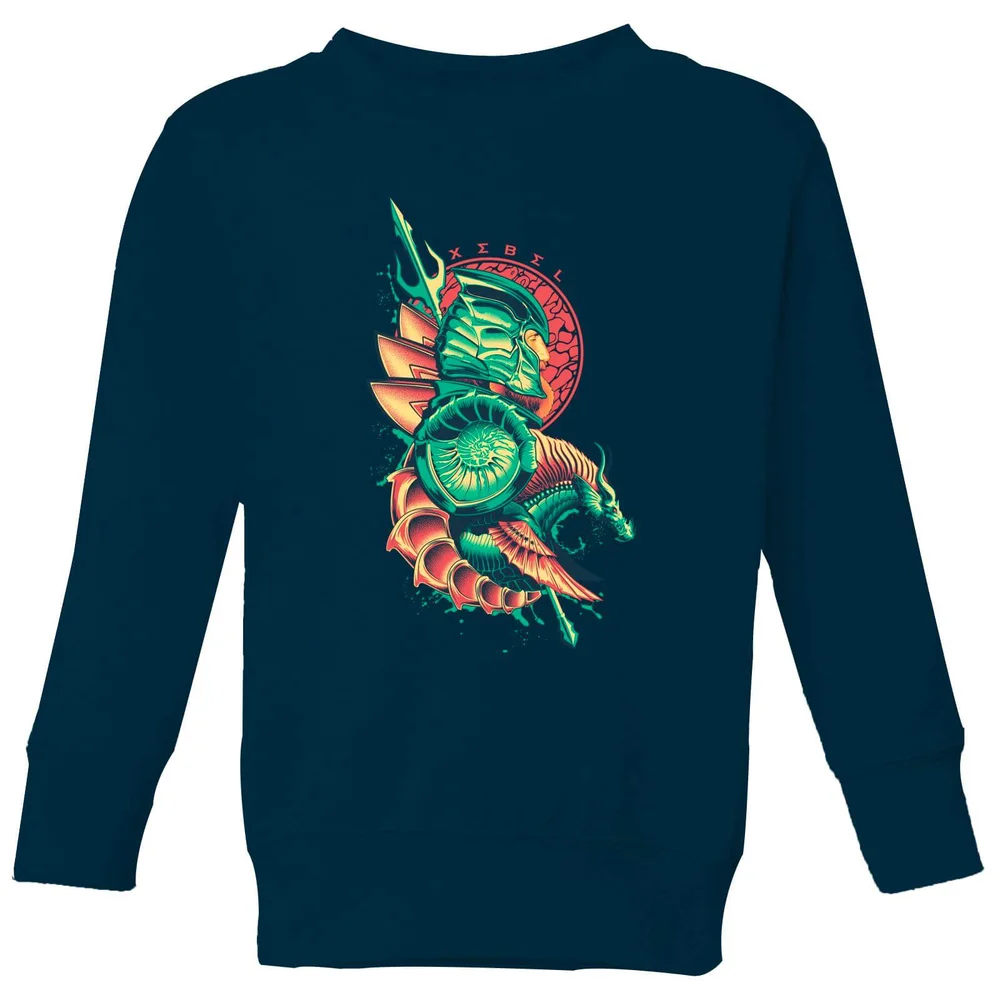 Aquaman Xebel Kids' Sweatshirt - Navy - 3-4 Years Image 1