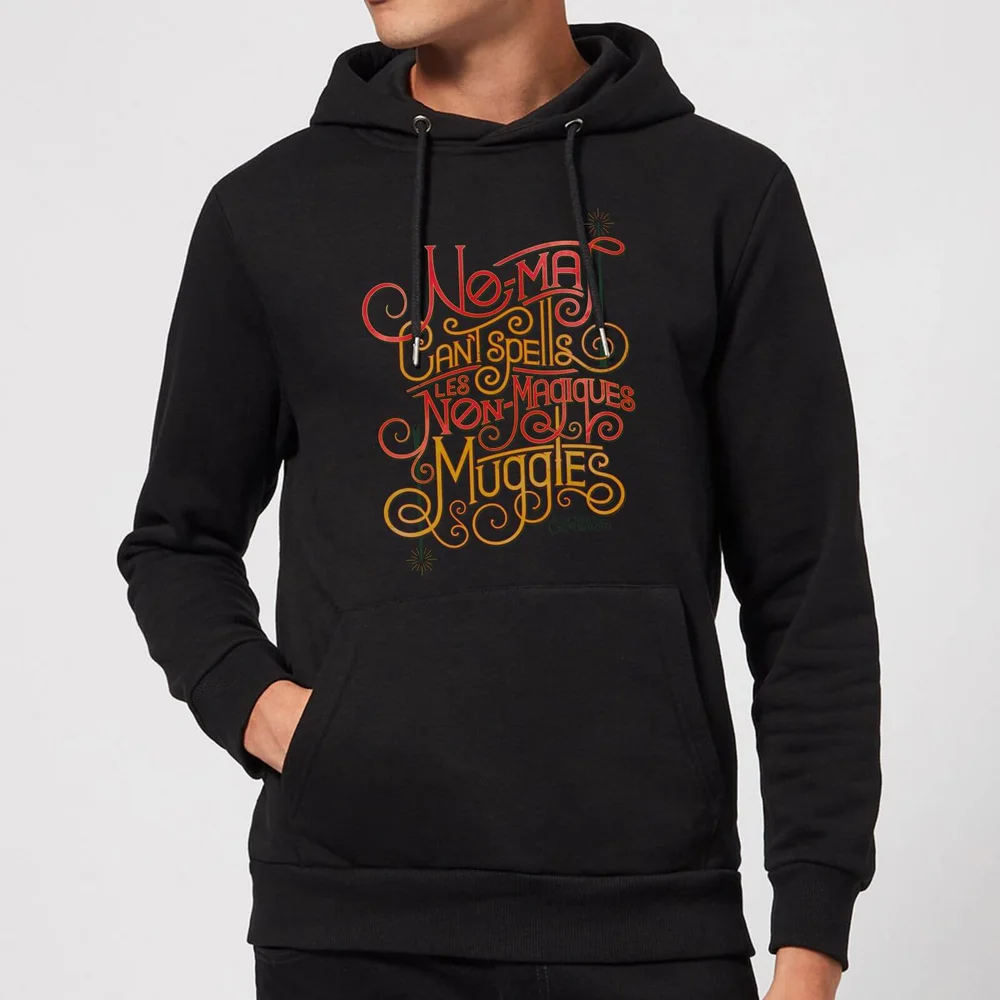 Fantastic Beasts No-Maj Hoodie - Black - S Image 1