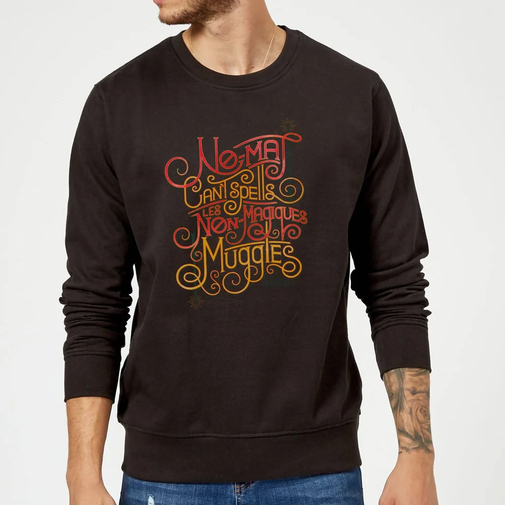 Fantastic Beasts No-Maj Sweatshirt - Black - S Image 1
