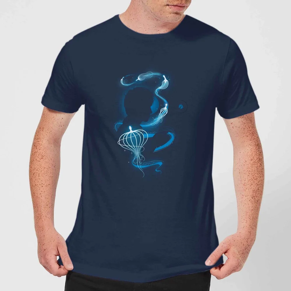 Fantastic Beasts Newt Silhouette Men's T-Shirt - Navy - S Image 1