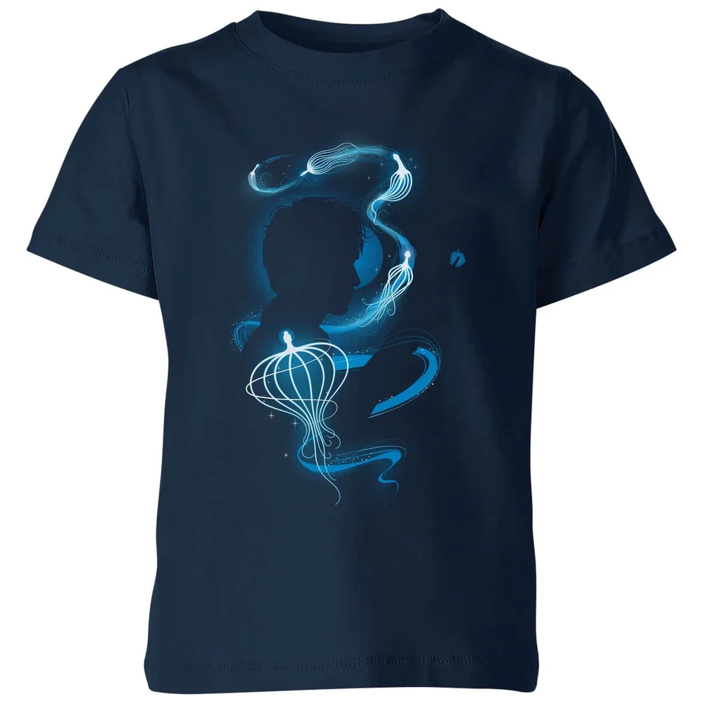 Fantastic Beasts Newt Silhouette Kids' T-Shirt - Navy - 3-4 Years Image 1