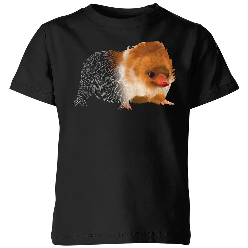 Fantastic Beasts Tribal Baby Niffler Kids' T-Shirt - Black - 3-4 Years Image 1