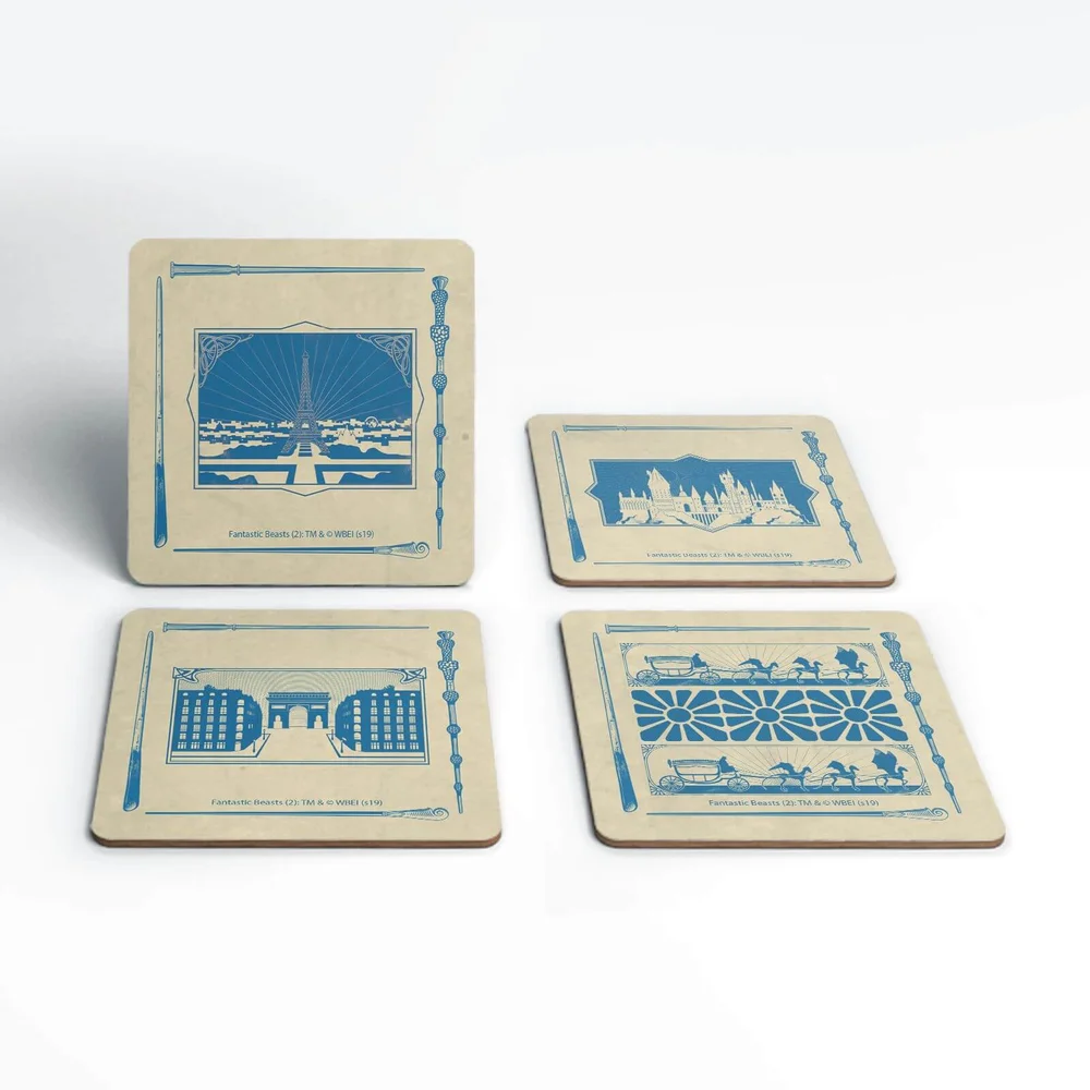 Fantastic Beasts Location Coaster Set Image 1