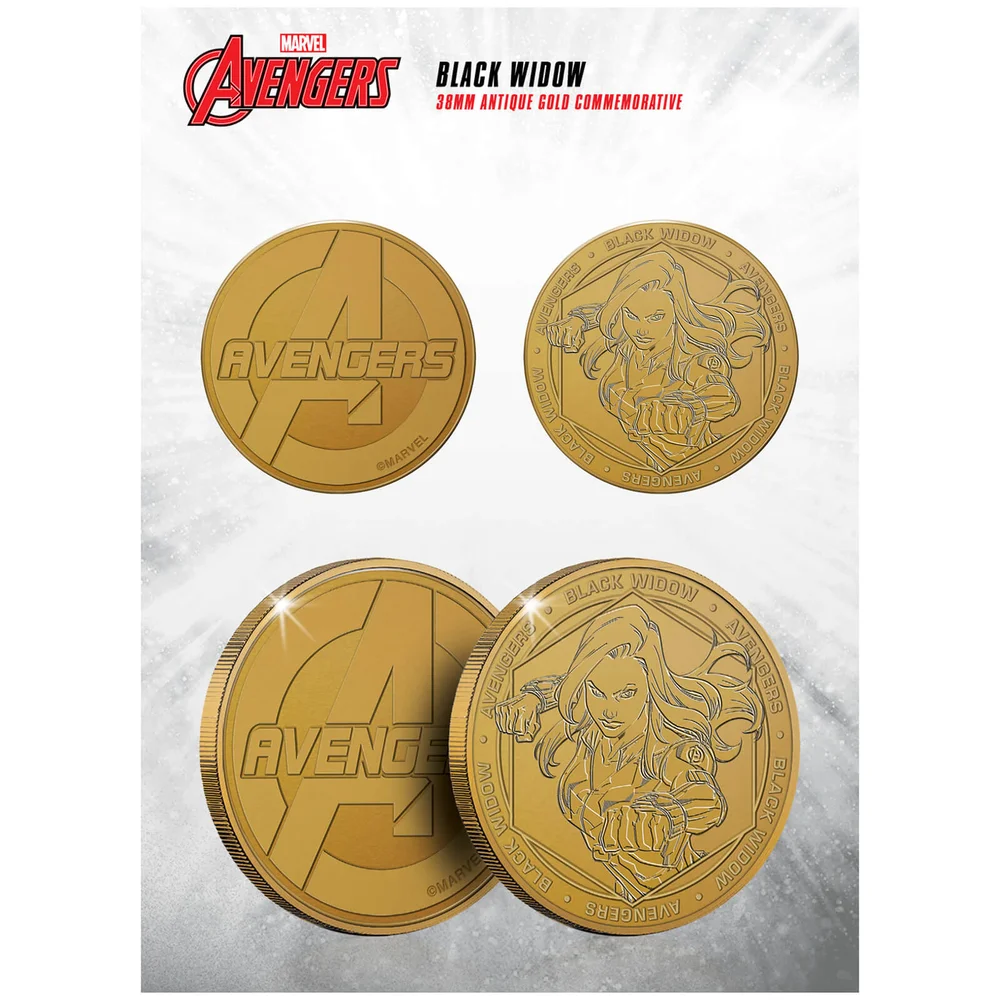 Marvel Black Widow Collectable Evergreen Commemorative Coin Image 1