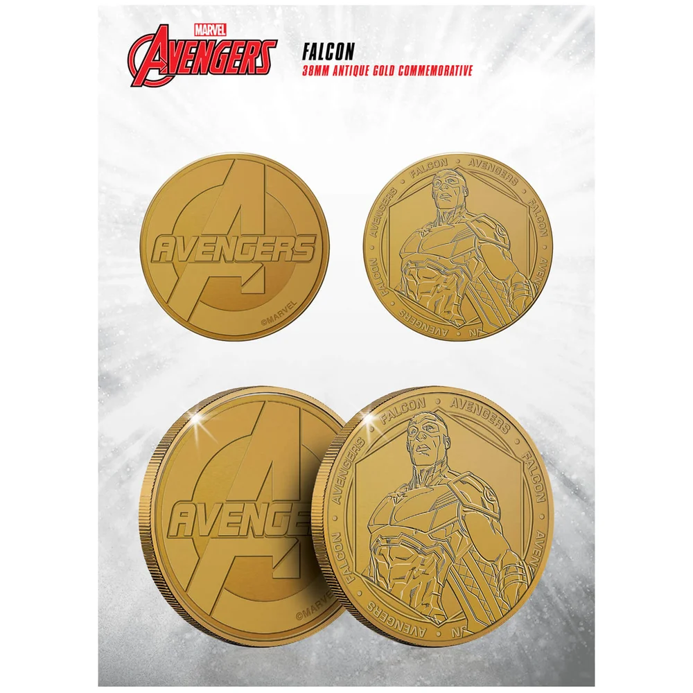 Marvel Falcon Collectable Evergreen Commemorative Coin Image 1