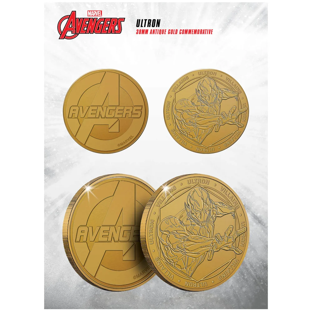 Marvel Ultron Collectable Evergreen Commemorative Coin Image 1