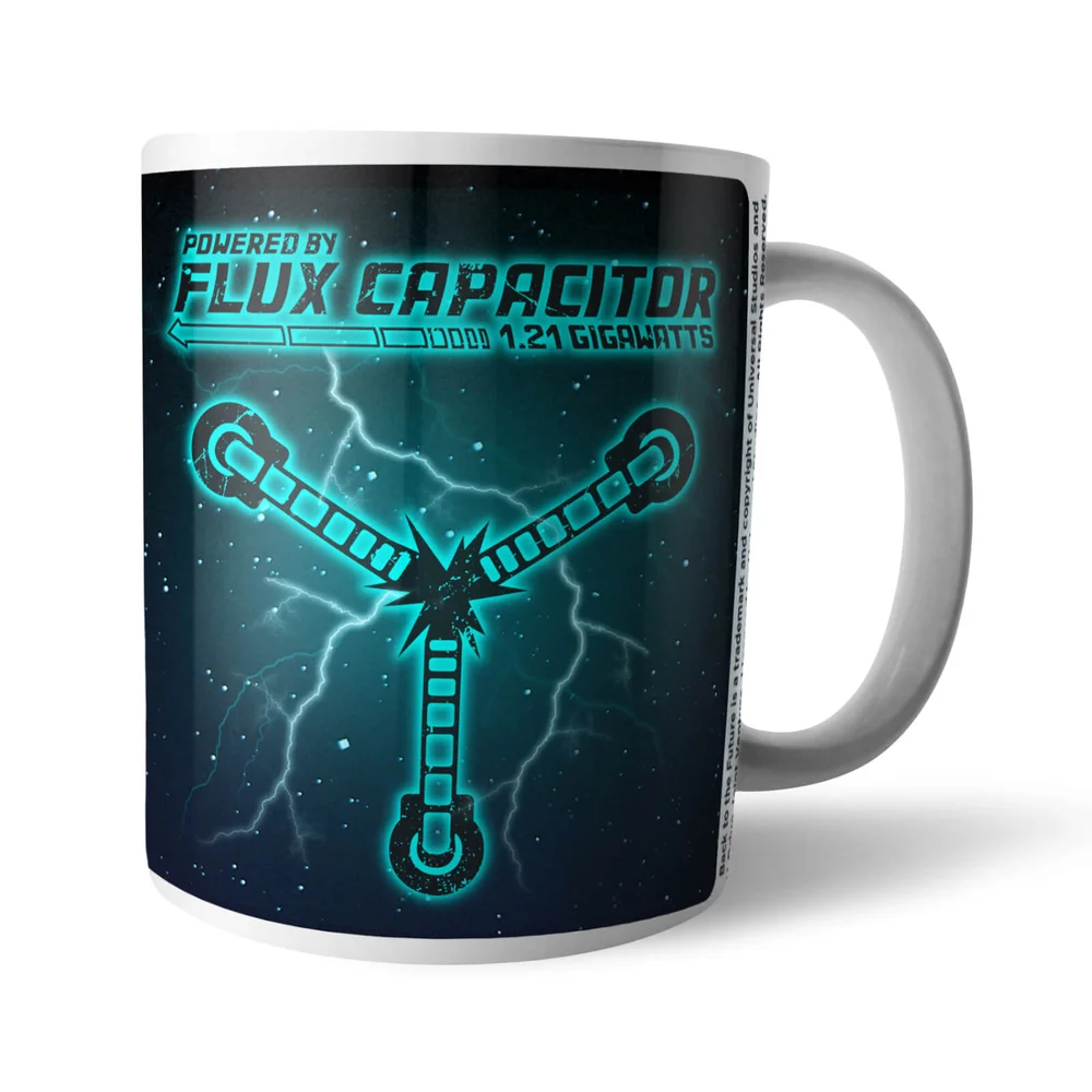 Back To The Future Powered By Flux Capacitor Mug Image 1