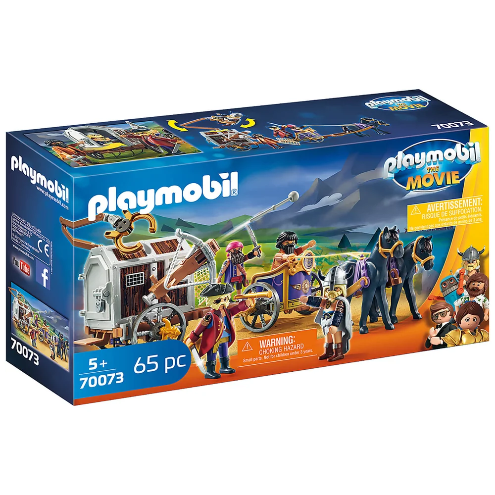 Playmobil: The Movie Charlie with Prison Wagon (70073) Image 1