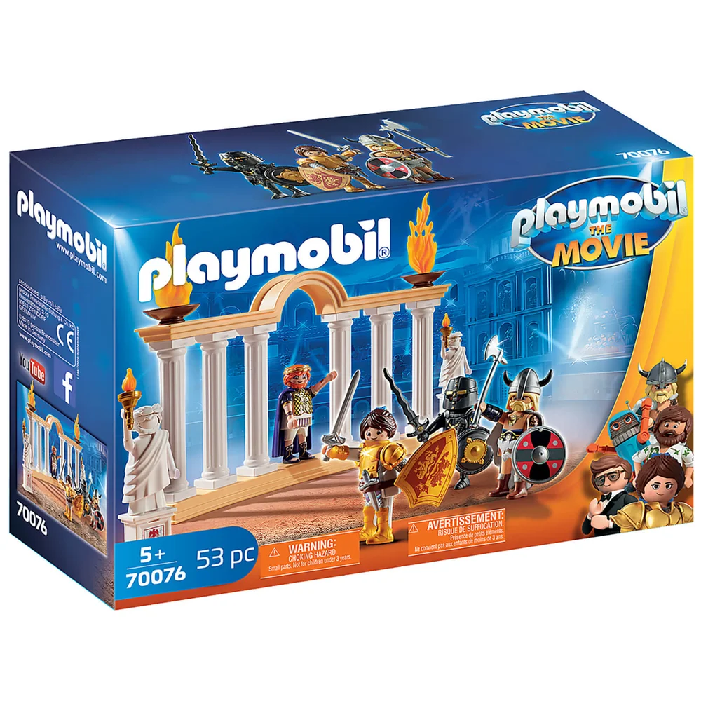 Playmobil: The Movie Emperor Maximus in the Colosseum (70076) Image 1