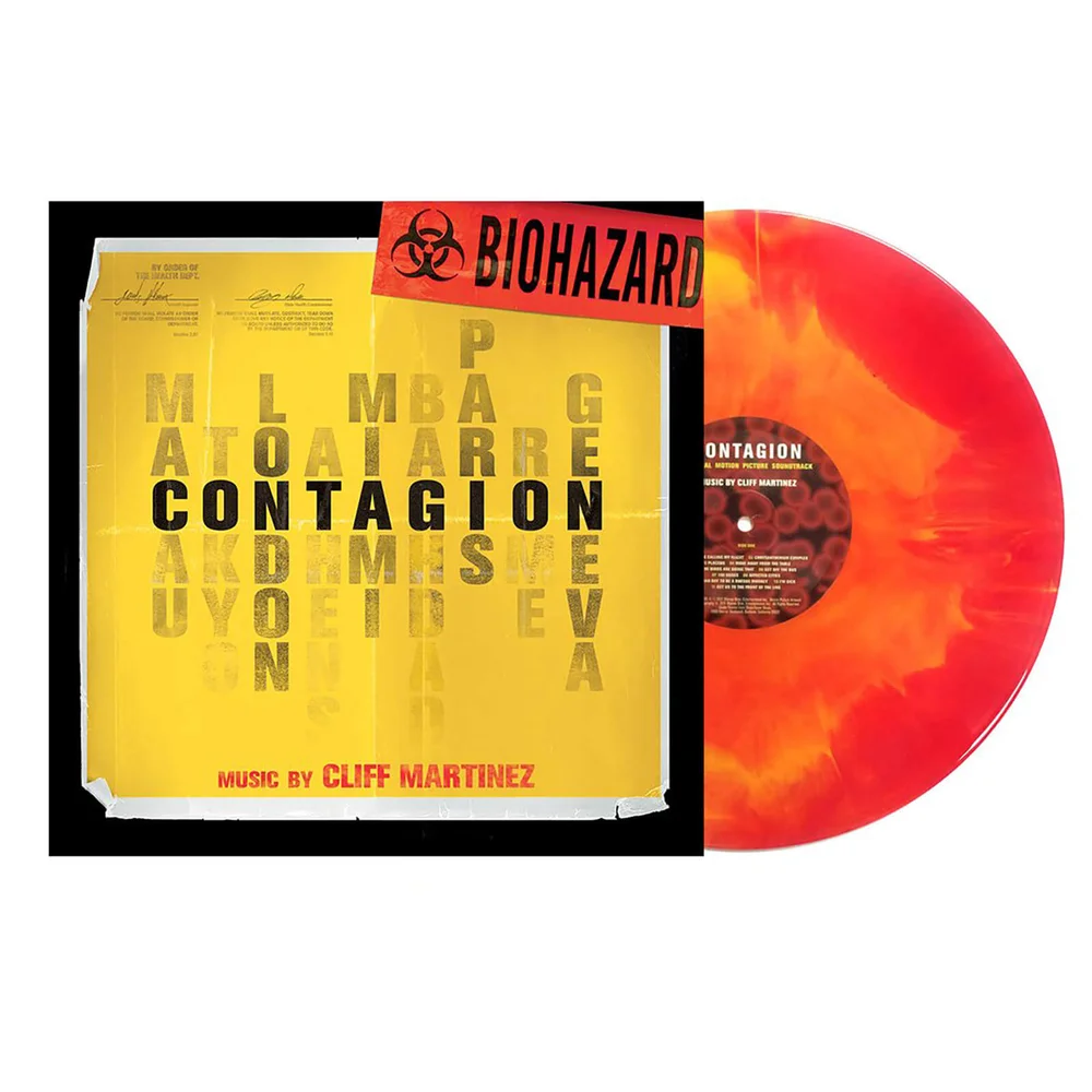 Cliff Martinez: Contagion - Original Motion Picture Soundtrack (Limited Gold & Red "Biohazard" Vinyl Edition) LP Image 1
