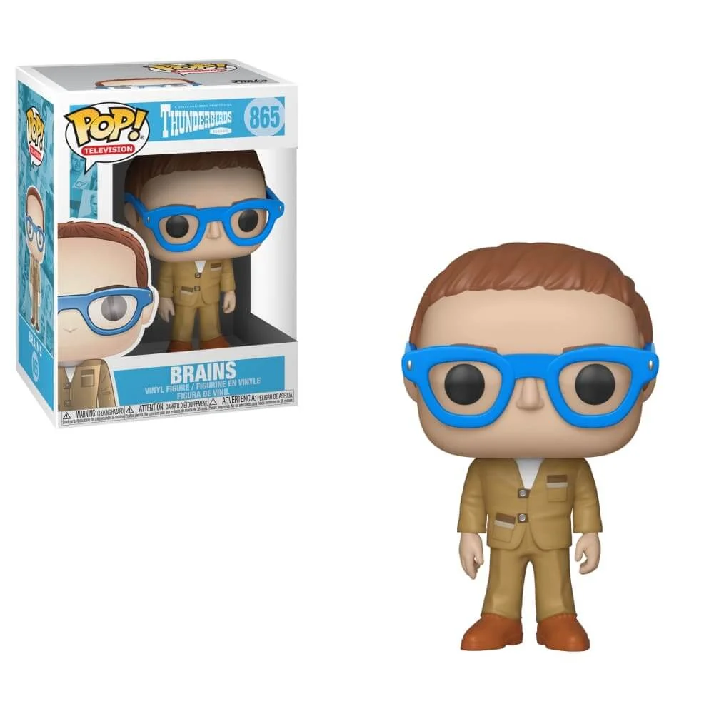 Thunderbirds Brains Pop! Vinyl Figure Image 1