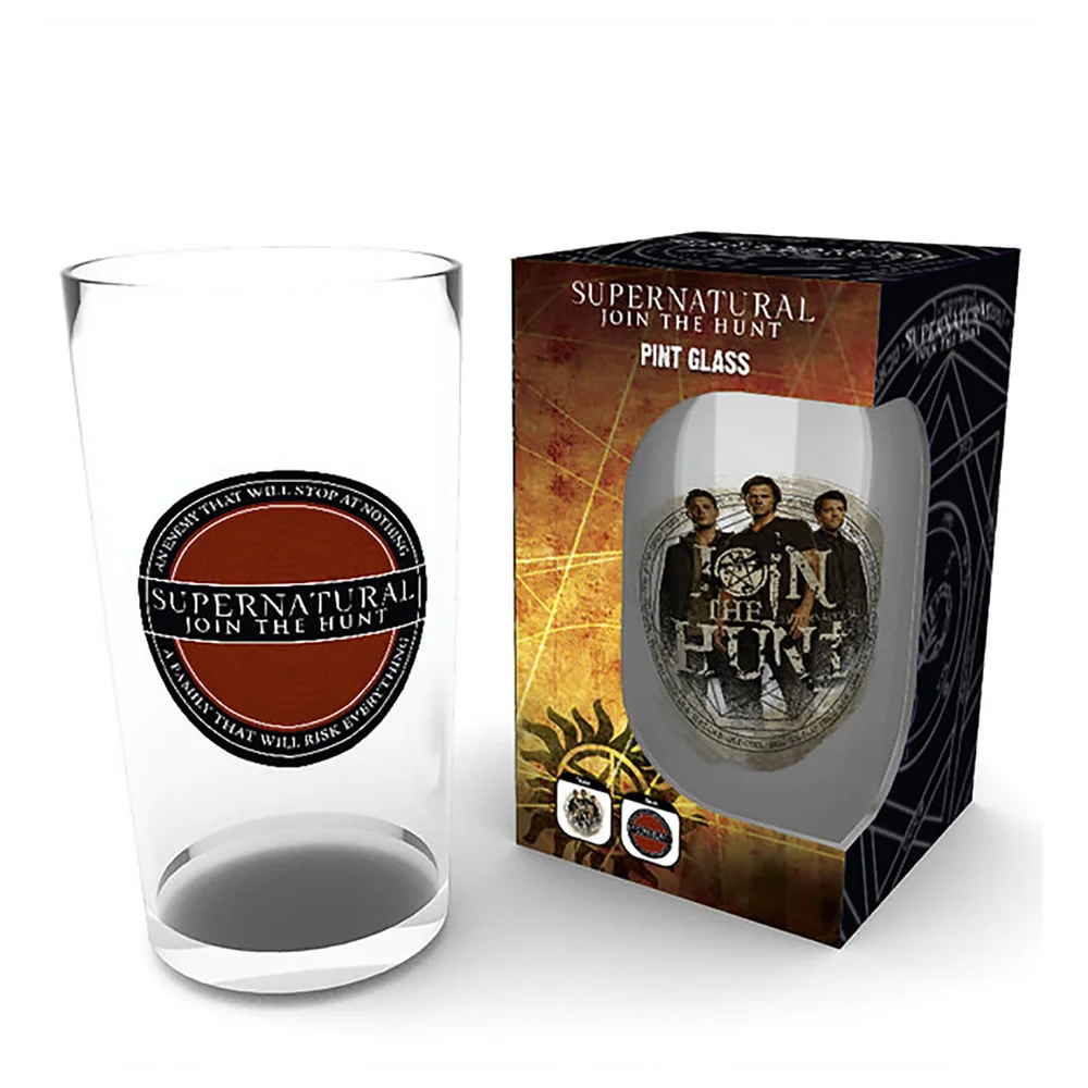 Supernatural Logo Pint Glass Image 1