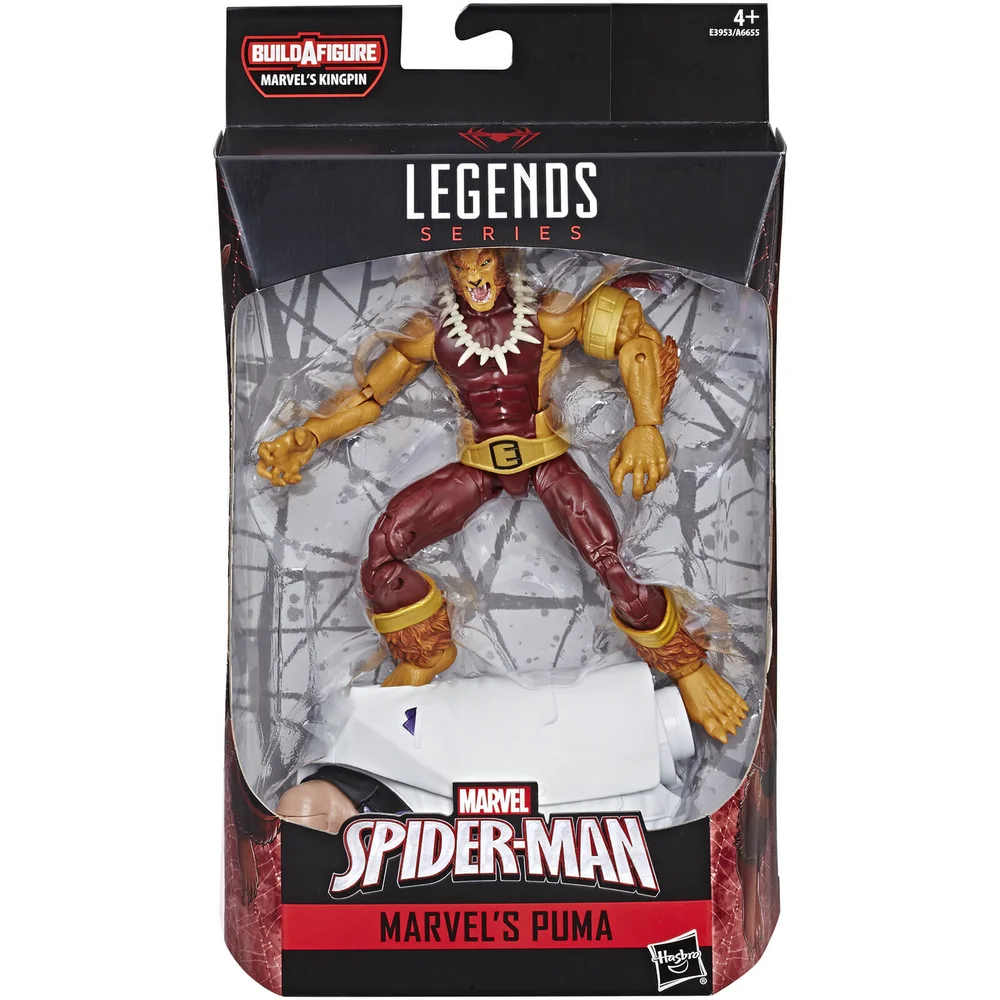 Hasbro Marvel Legends Series Spider-Man 6 Inch Puma Figure Image 1