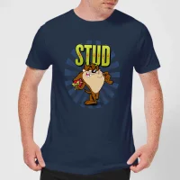 Looney Tunes Stud Taz Men's T-Shirt - Navy - undefined undefined