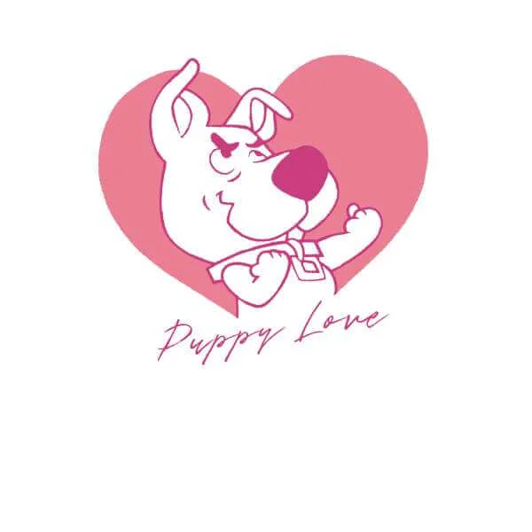 Scooby Doo Puppy Love Sweatshirt - White